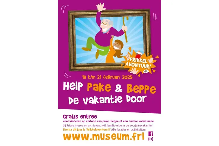 Help Pake en Beppe de vakantie door: speciale voorjaarsactiviteiten in Museum Dokkum en Museum ’t Fiskershúske